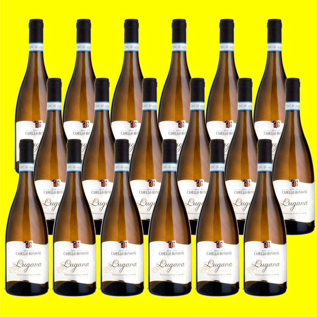 18 Flaschen Casello Bondoni Lugana DOC, 18er Vorteilspaket à 0,75l