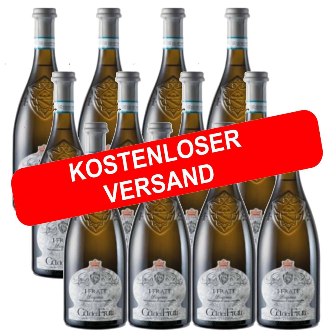 12 Flaschen CA DEI FRATI Lugana bianco i Frati