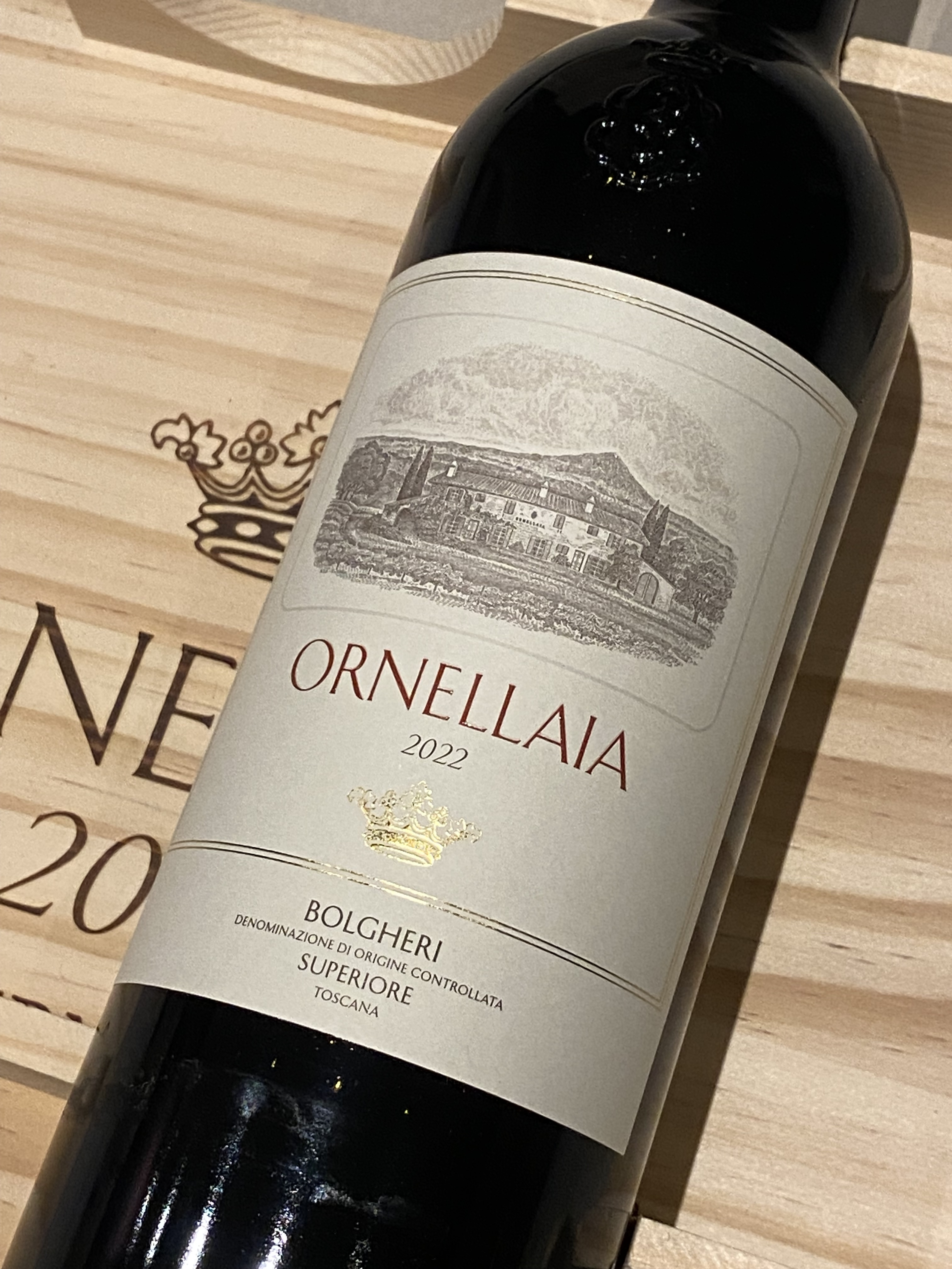 Ornellaia La Determinazione 2022 Bolgheri Superiore Supertuscan Artist Pascale Marthine Tayou